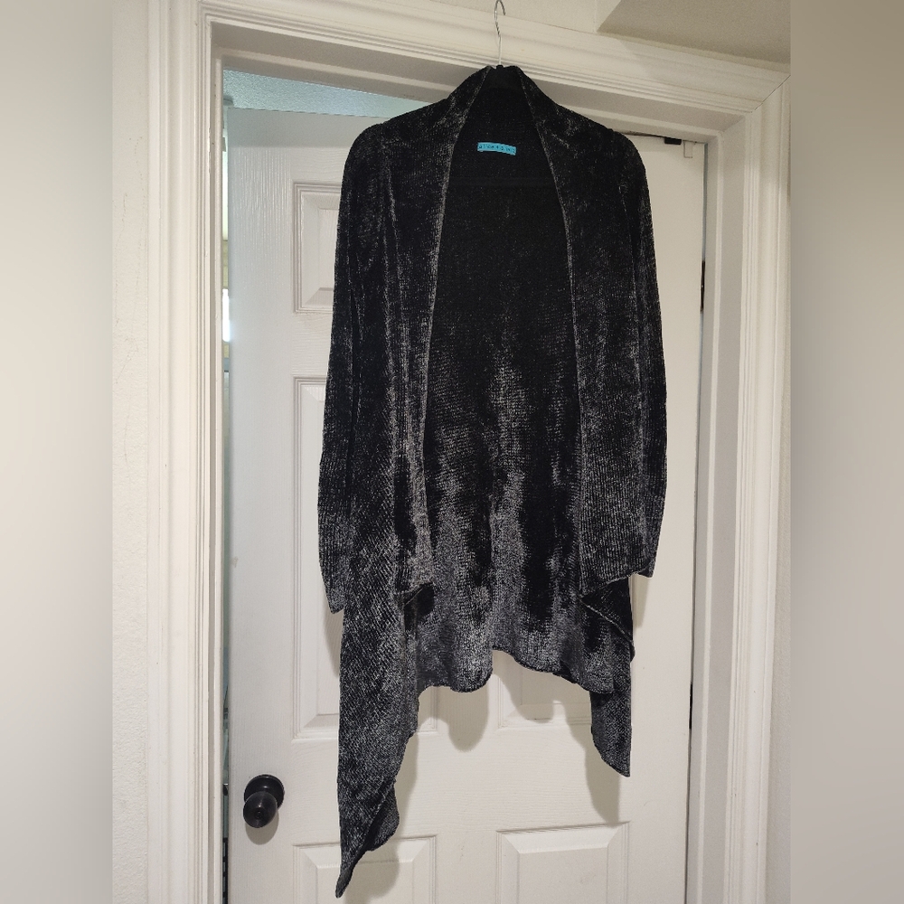 Alice+Olivia Swing Sweater Charcoal - Picture 4 of 9